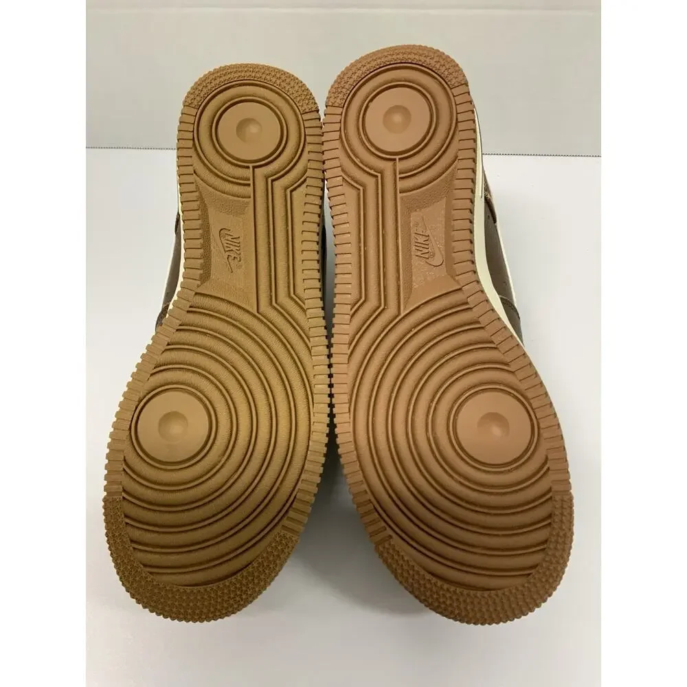 Nike Air Force 1 '07 LX Cacao Plaid DV0791 200 Size 7.5 Brown Tan Low Top Shoes